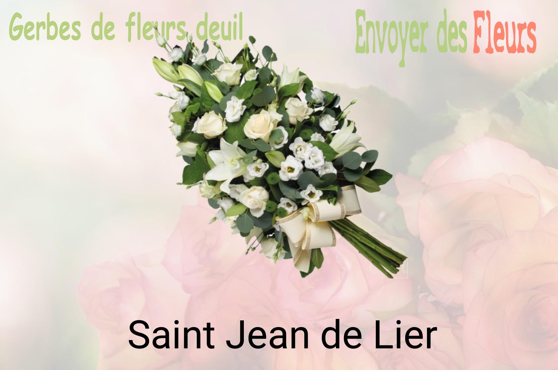 Gerbe de fleurs de deuil livrée à Saint-Jean-de-Lier